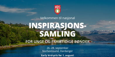 Inspirasjonssamling ungdomsseminar invitasjonsbilde 2025