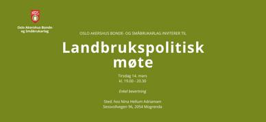 Landbrukspolitisk møte