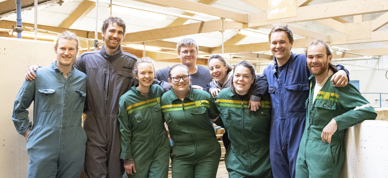 Rekruttering - unge bønder i kjeledress - Foto: Nora May Engeseth/NBS