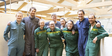 Rekruttering - unge bønder i kjeledress - Foto: Nora May Engeseth/NBS