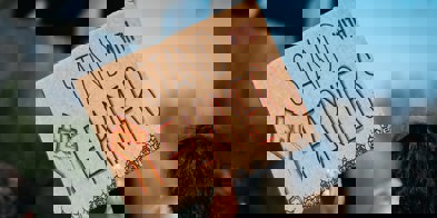 Internasjonal protest landbruk plakat