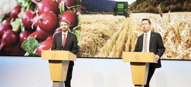 Jan Christian Vestre (Ap) og Geir Pollestad (Sp)