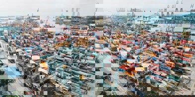 Internasjonal handelspolitikk havn kontainere - Foto: Chuttersnap/Unsplash