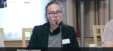 Marianne Lunåsmo fra høring klimameldinga