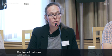 Marianne Lunåsmo fra høring klimameldinga